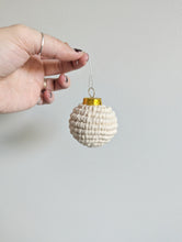Load image into Gallery viewer, Macrame Christmas Bulb Ornaments