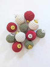 Load image into Gallery viewer, Macrame Christmas Bulb Ornaments