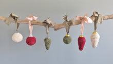 Load image into Gallery viewer, Macrame Christmas Ornament with Ribbons Set