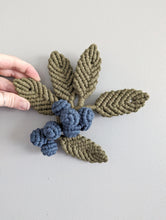 Load image into Gallery viewer, Macrame Blueberry Vine Pattern