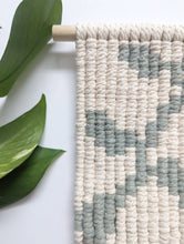 Load image into Gallery viewer, Macrame Pixel Vines & Leaves Wall Hanging Pattern - (not a full kit)