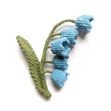 Load image into Gallery viewer, Macrame Bluebell Flower Pattern