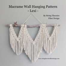 Load image into Gallery viewer, Macrame Wall Hanging Pattern - Lexi (not a full Kit)