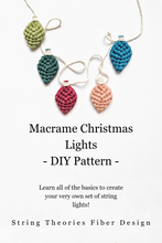 Load image into Gallery viewer, Macrame Christmas String Lights Kit
