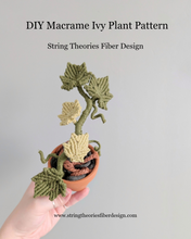 Load image into Gallery viewer, Macrame Ivy Plant Pattern / Kit