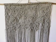 Load image into Gallery viewer, Extra Large Macrame Vines and Leaves Wall Hanging String Theories Fiber Design