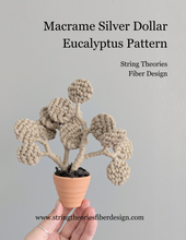 Load image into Gallery viewer, Silver Dollar Eucalyptus Pattern and Kit