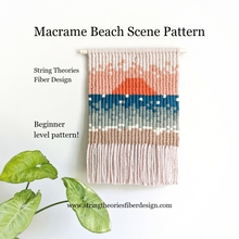 Load image into Gallery viewer, Macrame Beach Scene VCH Pattern