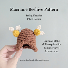 Load image into Gallery viewer, Macrame Beehive Pattern and Kit