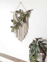 Load image into Gallery viewer, Flower Crown Macrame Hanging String Theories Fiber Design