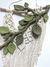 Load image into Gallery viewer, Flower Crown Macrame Hanging String Theories Fiber Design