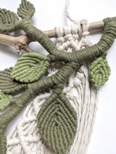 Load image into Gallery viewer, Flower Crown Macrame Hanging String Theories Fiber Design