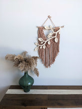 Load image into Gallery viewer, Flower Crown Macrame Hanging String Theories Fiber Design