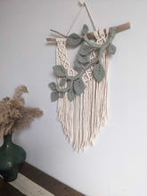 Load image into Gallery viewer, Flower Crown Macrame Hanging String Theories Fiber Design