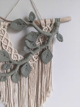 Load image into Gallery viewer, Flower Crown Macrame Hanging String Theories Fiber Design