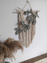 Load image into Gallery viewer, Flower Crown Macrame Hanging String Theories Fiber Design