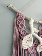 Load image into Gallery viewer, Flower Crown Macrame Hanging