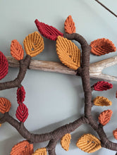 Load image into Gallery viewer, Autumn Leaves - Large Macrame Vines and Leaves Sculpture
