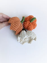 Load image into Gallery viewer, Macrame Fiber Sculptures Pumpkins Tea Light Covers