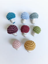 Load image into Gallery viewer, Macrame Mini Fiber Sculptures Mushrooms