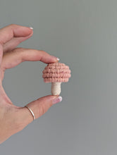 Load image into Gallery viewer, Macrame Mini Fiber Sculptures Mushrooms