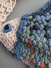 Load image into Gallery viewer, Macrame Sculptural Fiber Fish