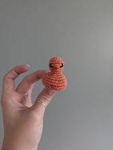 Load image into Gallery viewer, Macrame mini Rubber Duck Fiber Sculpture