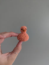 Load image into Gallery viewer, Macrame mini Rubber Duck Fiber Sculpture