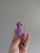Load image into Gallery viewer, Macrame mini Rubber Duck Fiber Sculpture