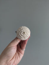 Load image into Gallery viewer, Sculpture Macrame Snowman Christmas Ornament