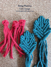 Load image into Gallery viewer, Macrame Holly Berry Christmas Ornament Pattern/Kit