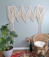 Load image into Gallery viewer, Large Statement Macrame Wall Hanging Tapestry