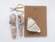 Load image into Gallery viewer, Macrame 3D Paper Plane Pattern (not a full kit)