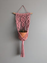 Load image into Gallery viewer, Macrame Wall Plant Hanger Pattern and Kit