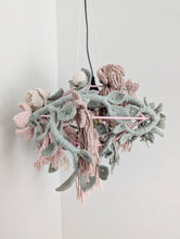 Load image into Gallery viewer, Macrame Botanical Garden Lampshade Sculpture