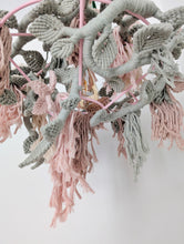 Load image into Gallery viewer, Macrame Botanical Garden Lampshade Sculpture