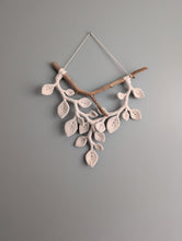 Load image into Gallery viewer, Macrame Leafy Sculpture Hanging - Natural