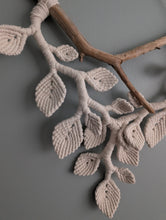Load image into Gallery viewer, Macrame Leafy Sculpture Hanging - Natural
