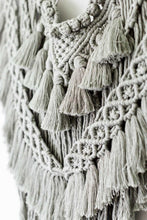 Load image into Gallery viewer, Extra Layered Macrame Wall Hanging - Sage Green String Theories Fiber Design