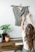 Load image into Gallery viewer, Extra Layered Macrame Wall Hanging - Sage Green String Theories Fiber Design