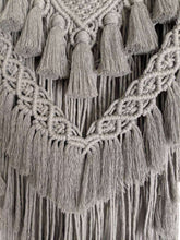 Load image into Gallery viewer, Extra Layered Macrame Wall Hanging - Sage Green String Theories Fiber Design