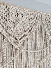 Load image into Gallery viewer, Boho Macrame Ceremony Backdrop // Extra Large Tapestry String Theories Fiber Design

