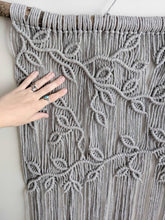 Load image into Gallery viewer, Extra Large Macrame Vines and Leaves Wall Hanging String Theories Fiber Design