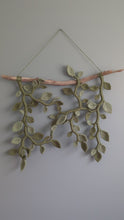 Load and play video in Gallery viewer, Large Statement Macrame Vines and Leaves
