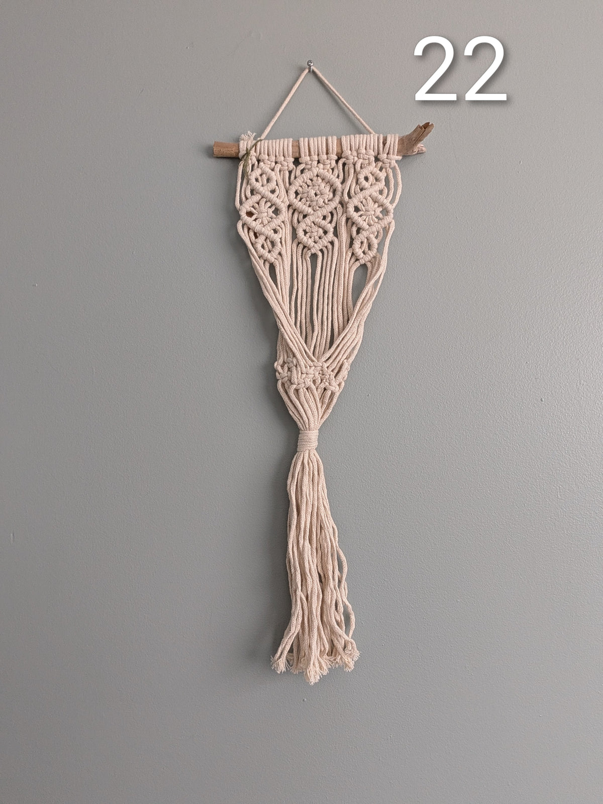 Macrame Basket Wall Plant Hangers