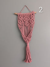 Load image into Gallery viewer, Macrame Basket Wall Plant Hangers