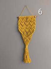 Load image into Gallery viewer, Macrame Basket Wall Plant Hangers