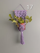 Load image into Gallery viewer, Macrame Basket Wall Plant Hangers