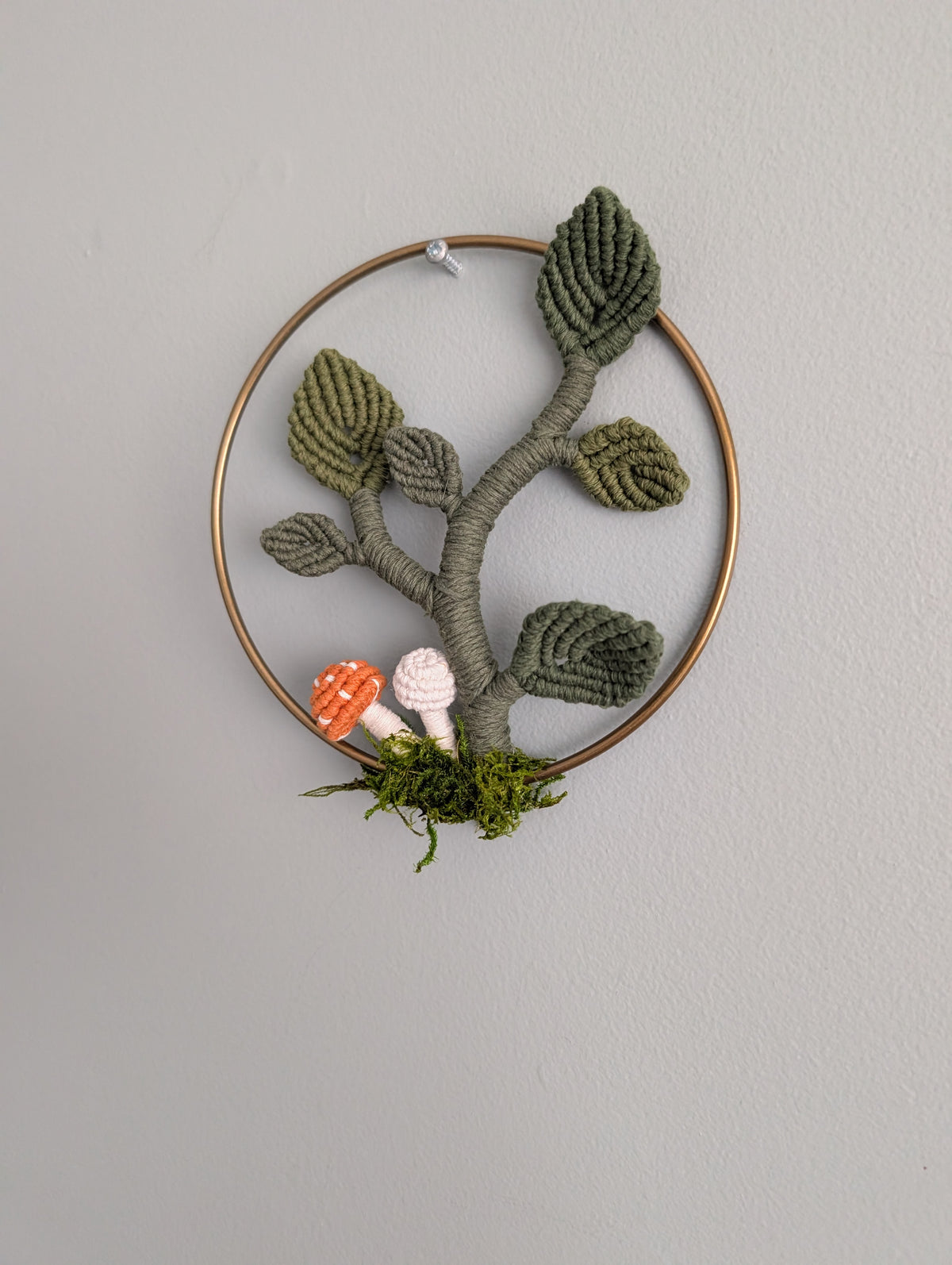 Mini Leafy Frames - Mushrooms & Dried Florals - Option 3