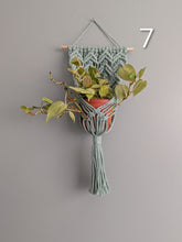 Load image into Gallery viewer, Macrame Basket Wall Plant Hangers